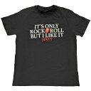 ROLLING STONES ローリングストーンズ (ブライアンジョーンズ追悼55周年 ) - Sixty It's only R&R but I like it / 箔プリント / Tシャツ / メンズ 