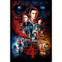 STRANGER THINGS 公式ポスター サイズ：61 x 91.5cm 'Vecna' のプリントモチーフが特徴です。 ストレンジャーシングス / 未知の世界 / 海外ドラマ / 裏側の世界 / ストレンジャーシングス グッズ / stranger things グッズ / ドラマポスタードラマ / SF・ファンタジー