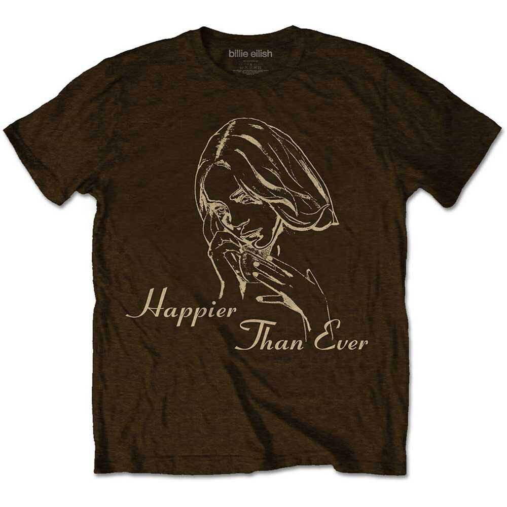 BILLIE EILISH ビリーアイリッシュ ( 2024年5月新作発売 ) - Happier Than Ever / Tシャツ / メンズ 