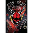 サイズ：61× 91.5cm 世界限定2000枚のHELLFIRE CLUBデザインのポスター ストレンジャーシングス / 未知の世界 / 海外ドラマ / 裏側の世界 / ストレンジャーシングス グッズ / stranger things グッズ / ドラマポスタードラマ / SF・ファンタジー