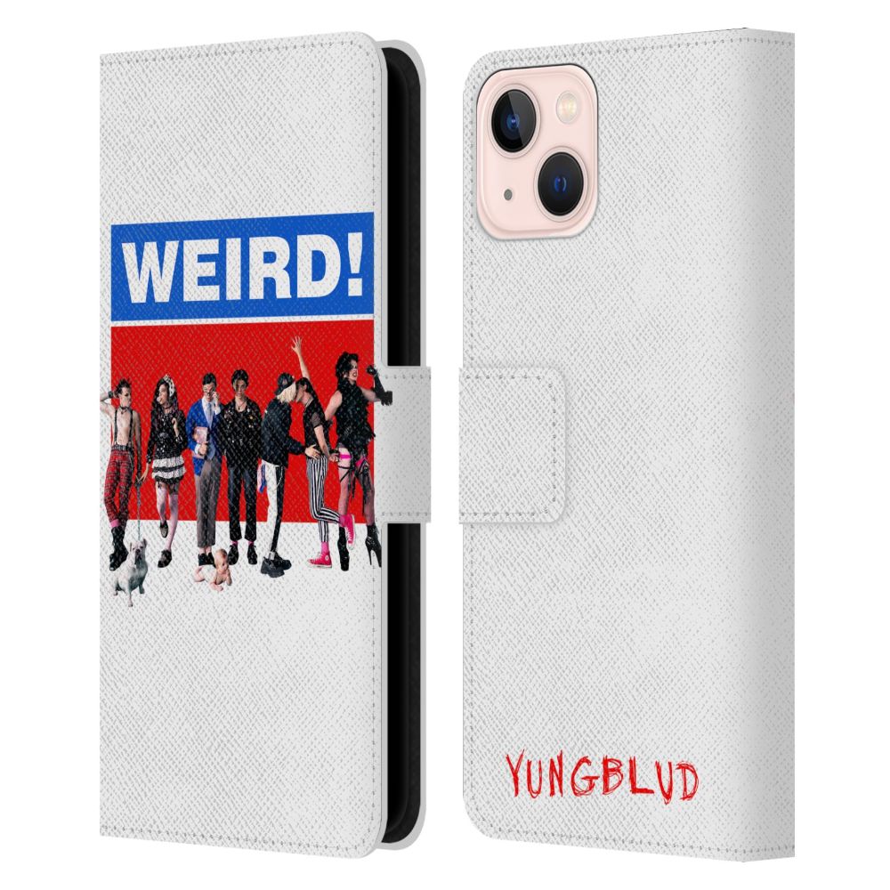 【 クーポン で最大10%OFF】 YUNGBLUD ヤングブラッド 怪獣8号 OP新曲発表 - Graphics / Weird! レザー手帳型 / Apple iPhoneケース 【公式 / オフィシャル】