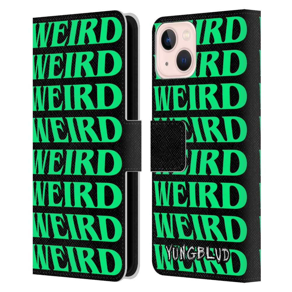 YUNGBLUD ヤングブラッド 怪獣8号 OP新曲発表 - Graphics / Weird! Text レザー手帳型 / Apple iPhoneケース 【公式 / オフィシャル】