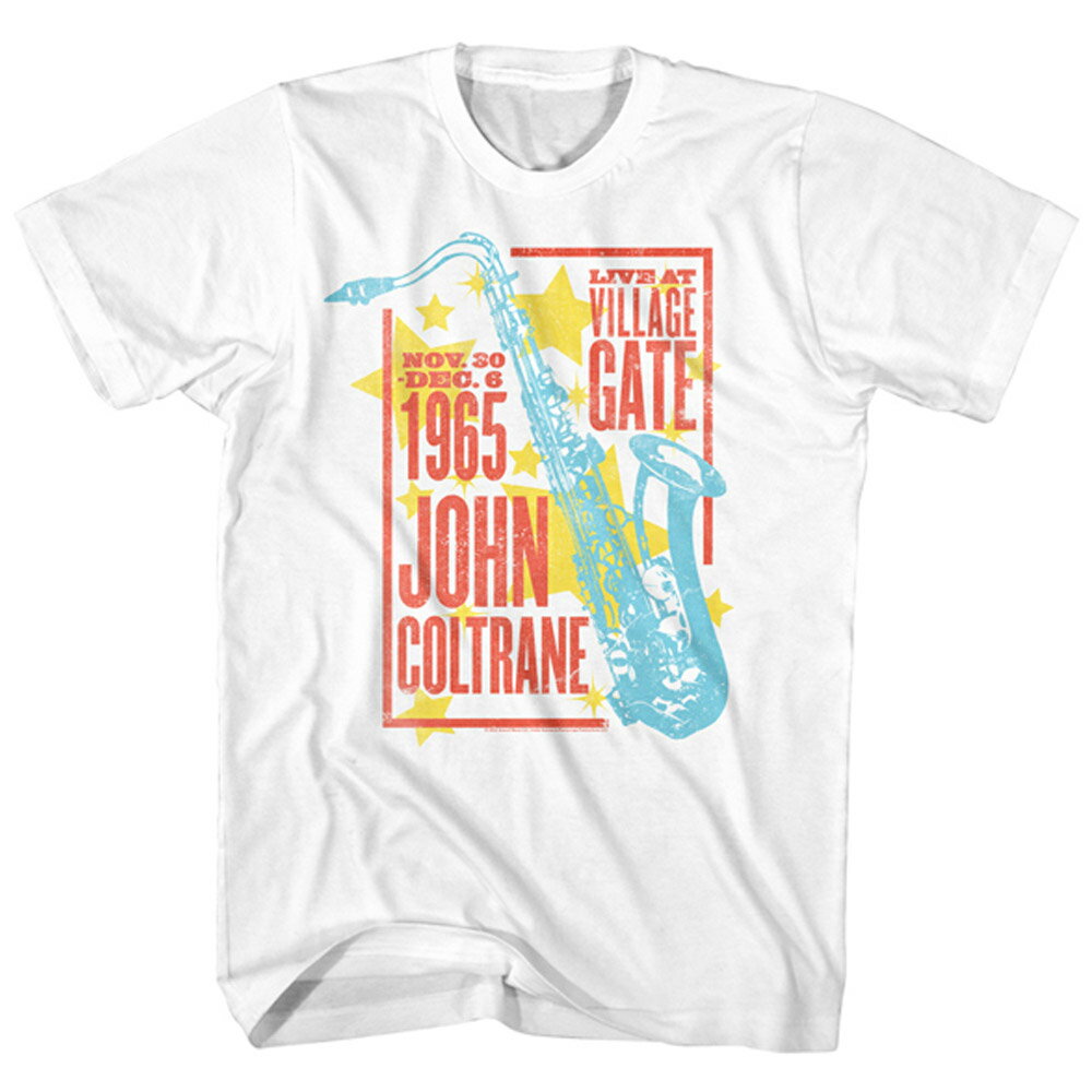 JOHN COLTRANE ジョン・コルトレーン - STAR POSTER / Tシャツ / メンズ 【公式 / オフィシャル】