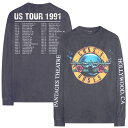 GUNS N ROSES ガンズアンドローゼズ - Hollywood Tour / 長袖 / バックプリントあり / アームプリントあり / Tシャツ / メンズ 