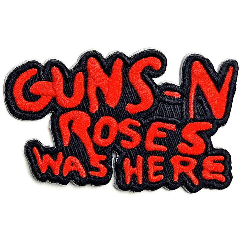 GUNS N ROSES ガンズアンドローゼズ - Cut-Out Was Here / ワッペン 