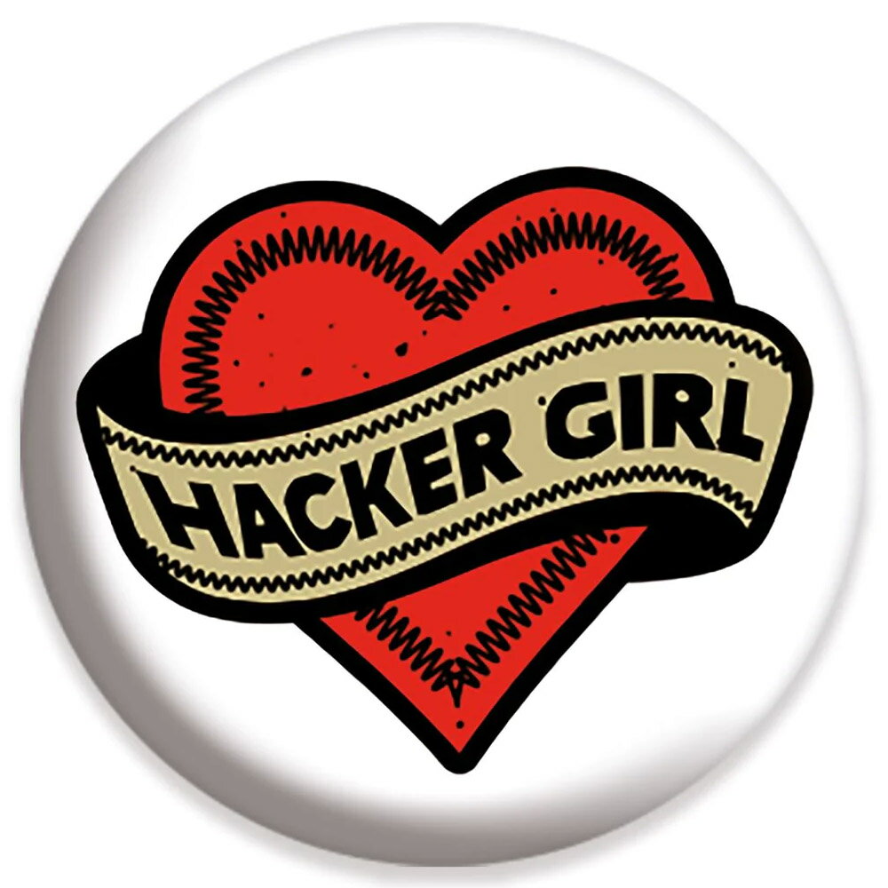 STRANGER THINGS ストレンジャー・シングス (シーズン5 配信 記念 ) - Hacker Girl / バッジ 【公式 / オフィシャル】