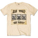 ZZ TOP ズィーズィートップ (結成55周年 ) - Very Baddest / Tシャツ / メンズ 【公式 / オフィシャル】