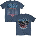 KISS キッス (ジーンシモンズ生誕75周年 ) - Americana / バックプリントあり / Tシャツ / メンズ 