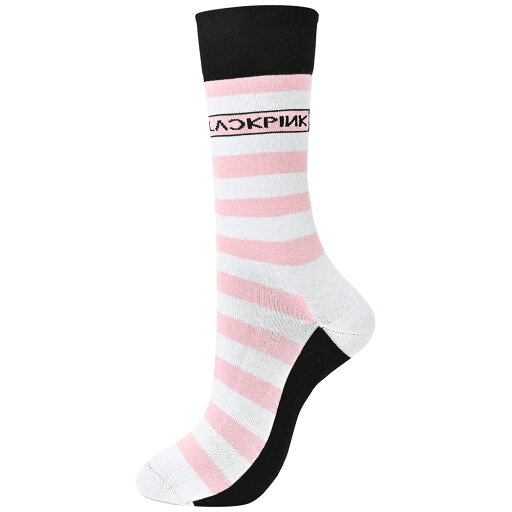 BLACKPINK ブラックピンク - Stripes & Logo / ソックス / メンズ 【公式 / オフィシャル】 BLACKPINK ブラックピンク - Stripes & Logo / ソックス / メンズ 【公式 / オフィシャル】