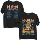 【予約商品】 DEF LEPPARD デフレパード - Hysteria 039 88 / バックプリントあり / Tシャツ / メンズ 【公式 / オフィシャル】