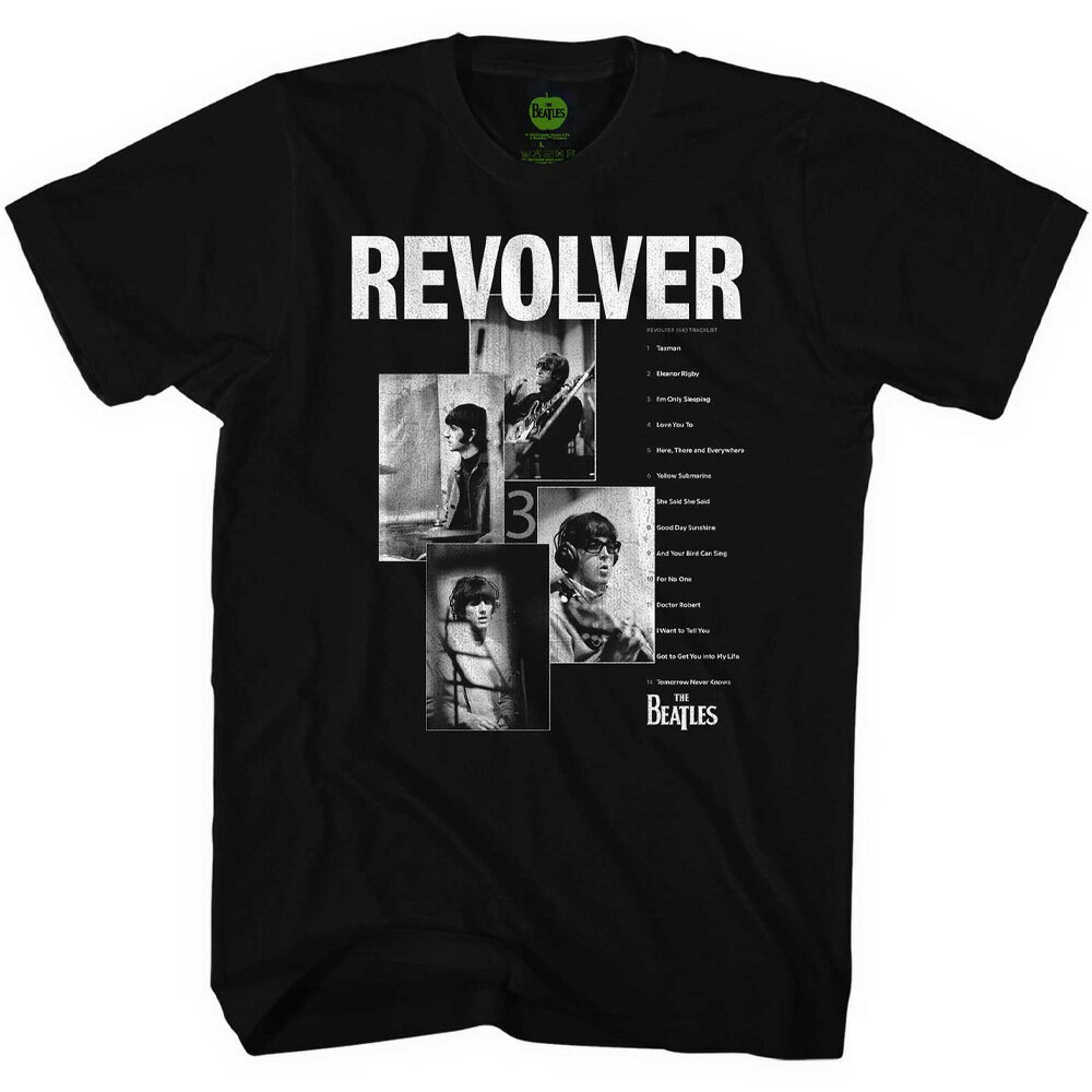 THE BEATLES ザ ビートルズ (ABBEY ROAD発売55周年記念 ) - Revolver Tracklist / Tシャツ / メンズ 【公式 / オフィシャル】