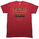 THE BEATLES ザ ビートルズ (ABBEY ROAD発売55周年記念 ) - Sgt Pepper Stacked / Diamante（ブランド） / Tシャツ / メンズ 【公式 / オフィシャル】