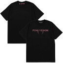 BLACKPINK ブラックピンク - Pink Venom Logo / バックプリントあり / Tシャツ / メンズ 【公式 / オフィシャル】