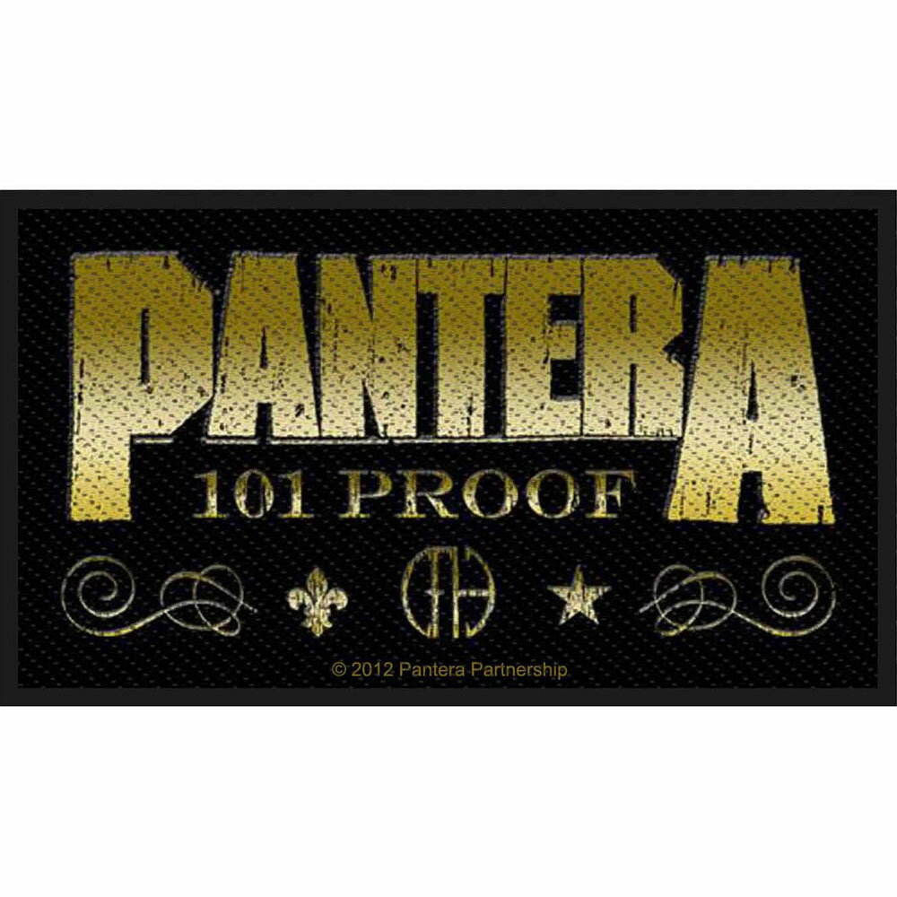 PANTERA パンテラ - Whiskey Label / ワッペン 【公式 / オフィシャル】