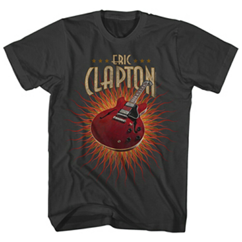 ERIC CLAPTON エリッククラプトン - GUITAR FLAMES / Tシャツ / メンズ 【公式 / オフィシャル】