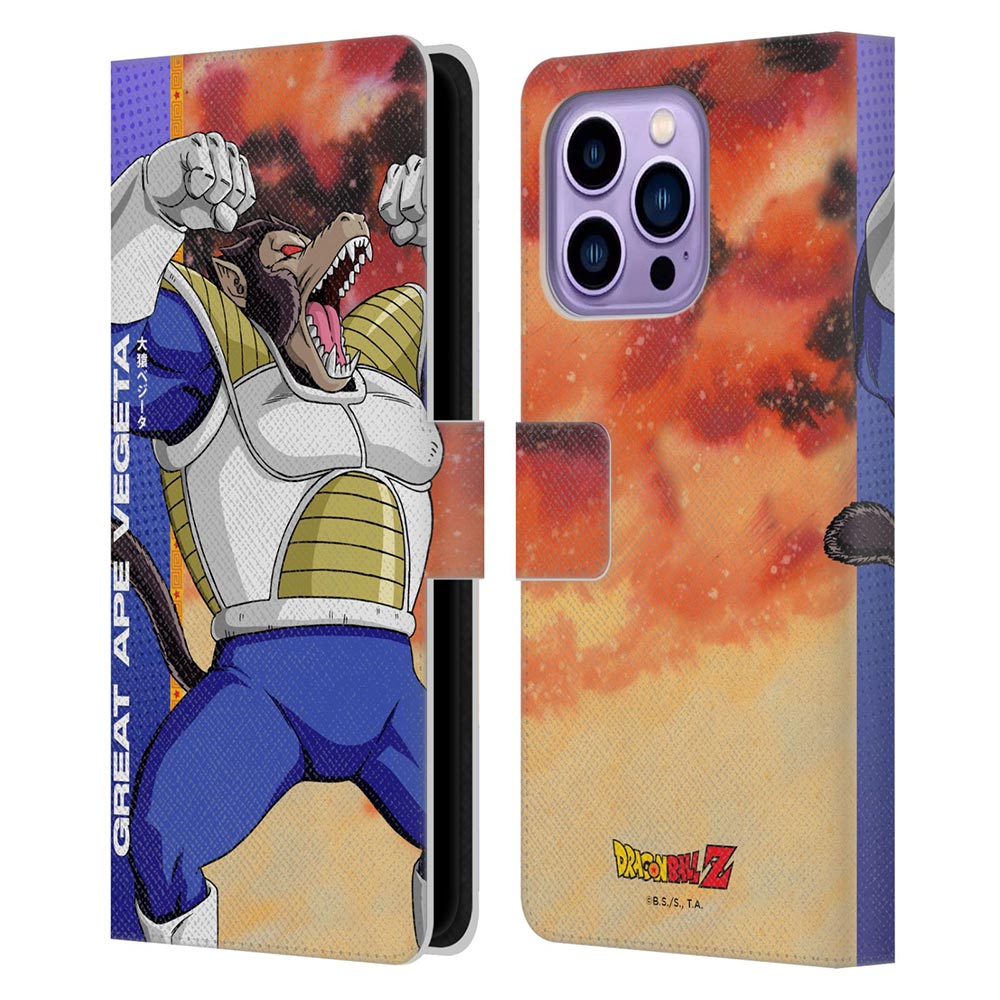 DRAGON BALL ドラゴンボール (鳥山明先生追悼 ) - Dragon Ball Z / Saiyan Arc Characters / Great Ape Vegeta レザー手帳型 / Apple iPhoneケース 【公式 / オフィシャル】