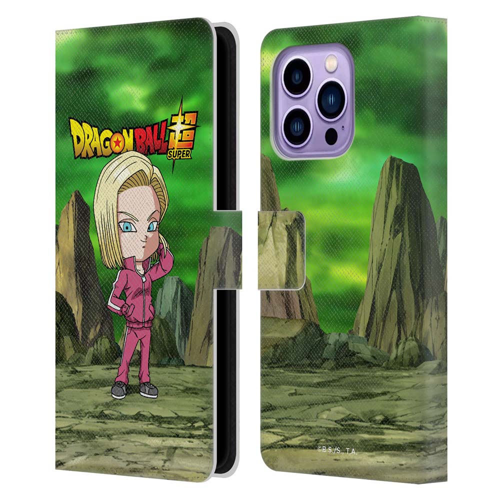 DRAGON BALL ドラゴンボール (鳥山明先生追悼 ) - Dragon Ball Super / Characters / Android 18 レザー手帳型 / Apple iPhoneケース 【公式 / オフィシャル】