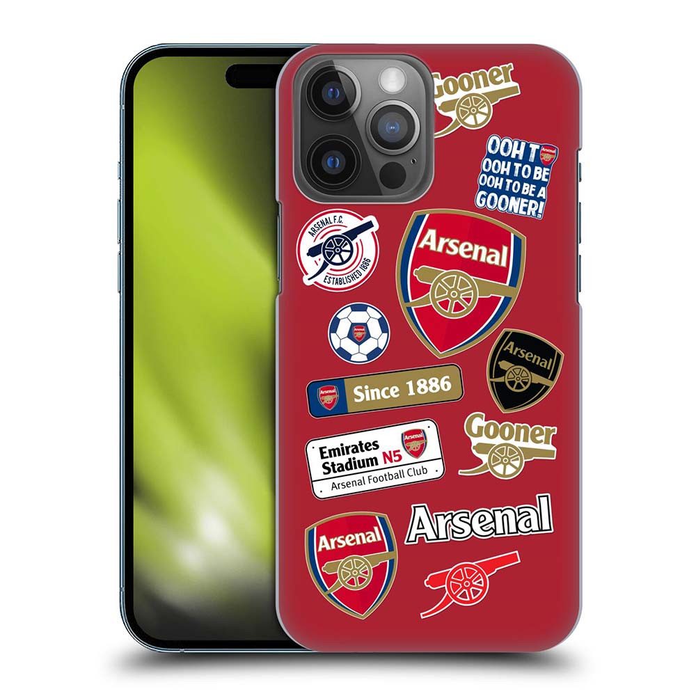 ARSENAL FC アーセナルFC - Logos / Collage ハード case / Apple iPhoneケース 【公式 / オフィシャル】