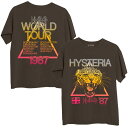 DEF LEPPARD デフレパード - Hysteria World Tour / バックプリントあり / Tシャツ / メンズ 【公式 / オフィシャル】