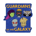 GUARDIANS OF THE GALAXY ガーディアンズ・オブ・ギャラクシー - フェイス / ステッカー 【公式 / オフィシャル】