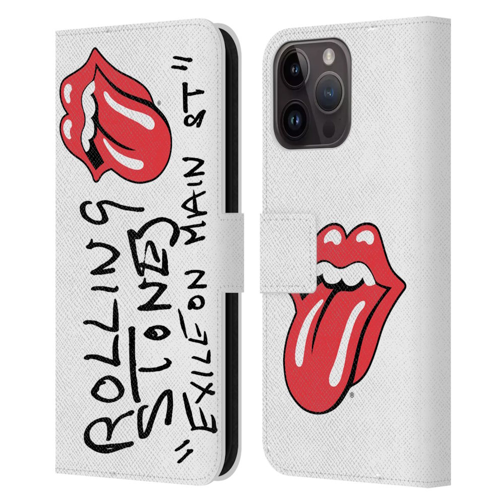 ROLLING STONES ローリングストーンズ (ブライアンジョーンズ追悼55周年 ) - Exile On Main St. レザー手帳型 / Apple iPhoneケース 【公式 / オフィシャル】