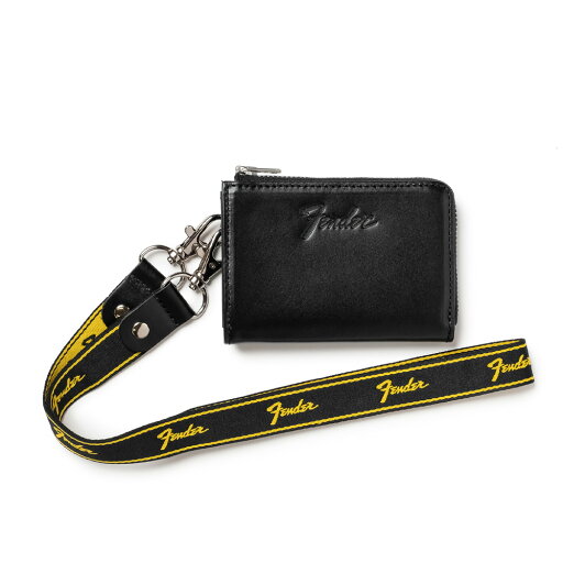 FENDER フェンダー (創設 80周年 ) - コインケース / Black / ギターピック&ウォレットコード付き / 財布 【公式 / オフィシャル】 FENDER フェンダー (創設 80周年 ) - コインケース / Black / ギターピック&ウォレットコード付き / 財布 【公式 / オフィシャル】