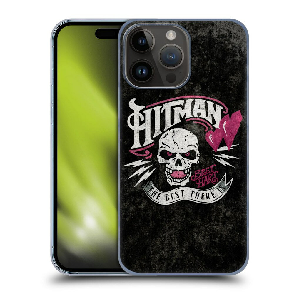 WWE _u_uC[ - Bret Hart Hitman Logo n[h case / Apple iPhoneP[X y / ItBVz