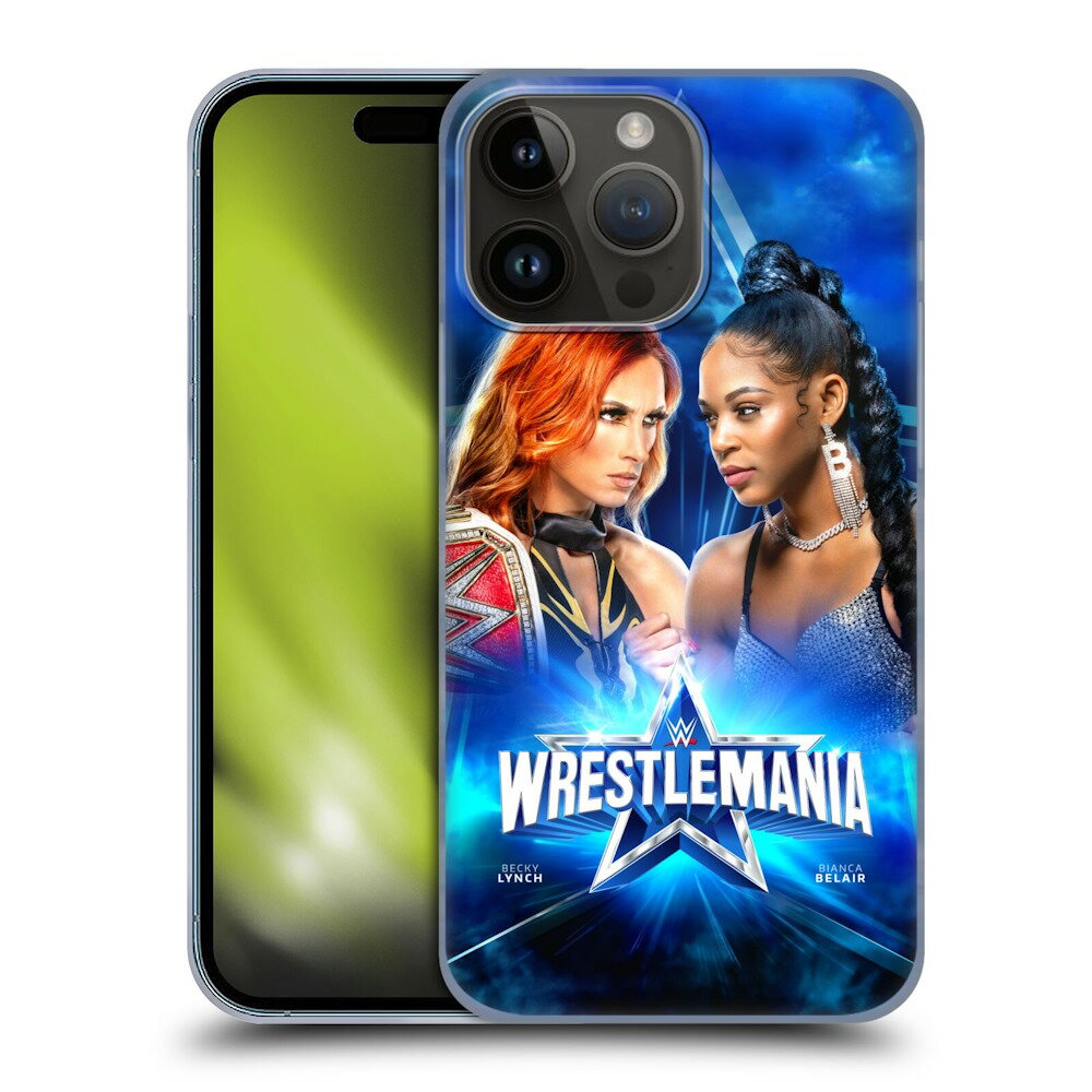 WWE _u_uC[ - Wrestlemania 38 Versus Becky Lynch Vs Bianca Belair n[h case / Apple iPhoneP[X y / ItBVz