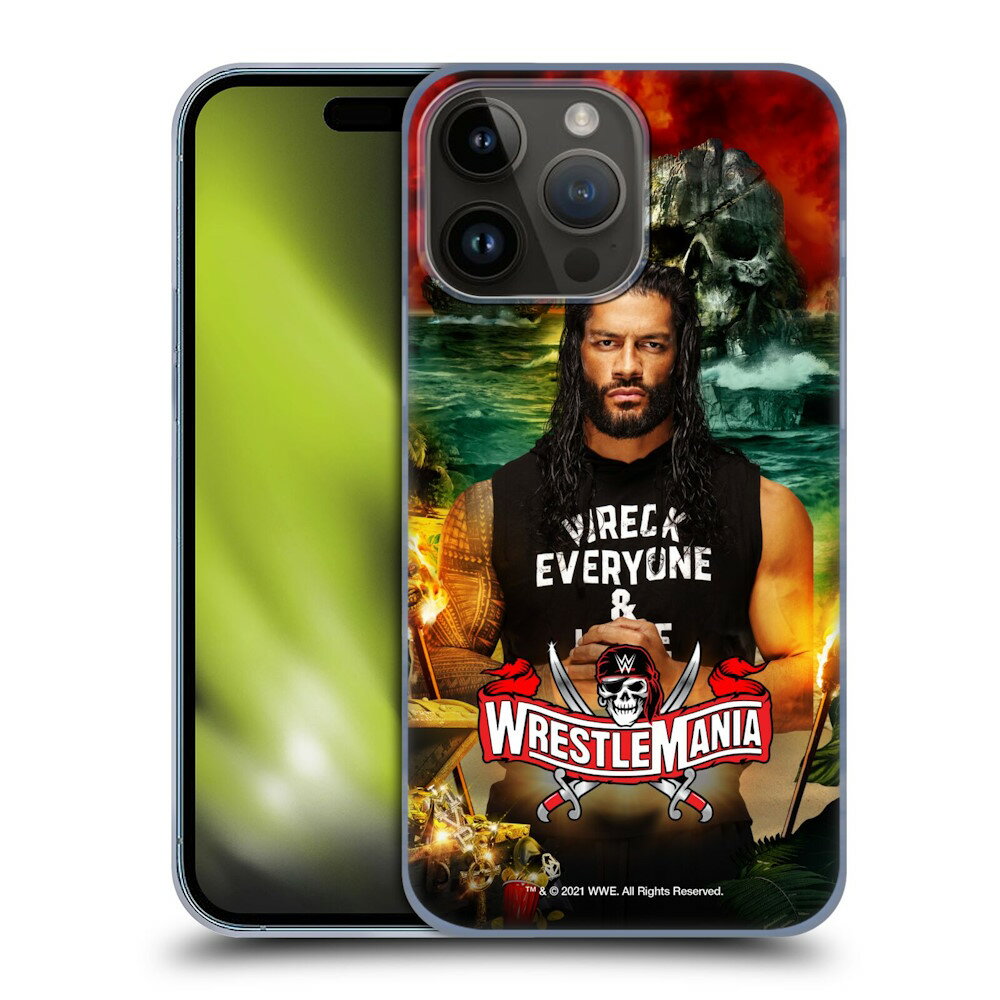 WWE _u_uC[ - Wrestlemania 37 Superstars Roman Reigns n[h case / Apple iPhoneP[X y / ItBVz