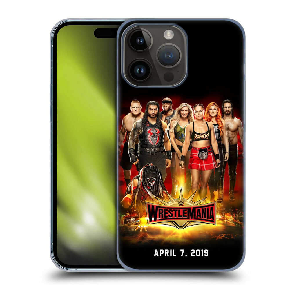 WWE _u_uC[ - Wrestlemania 35 Group n[h case / Apple iPhoneP[X y / ItBVz