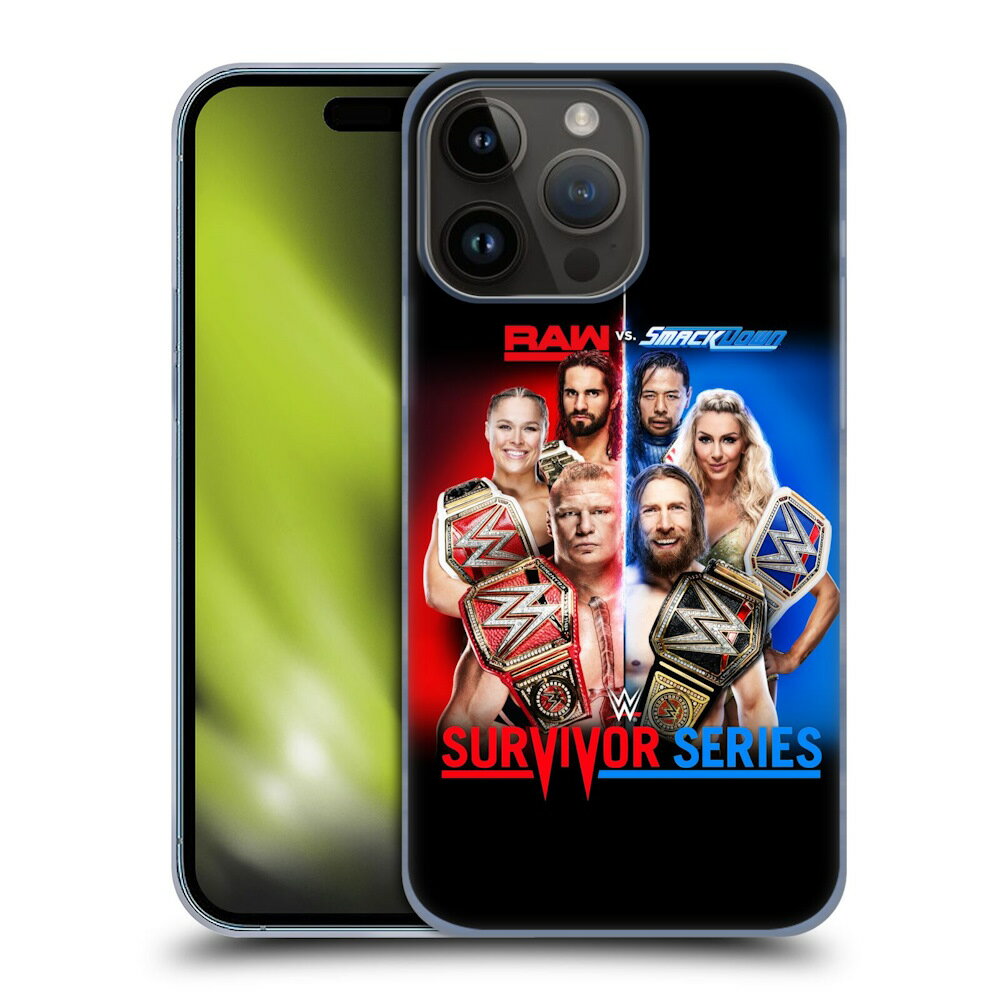 WWE _u_uC[ - 2018 Survivor Series Raw Versus Smackdown n[h case / Apple iPhoneP[X y / ItBVz