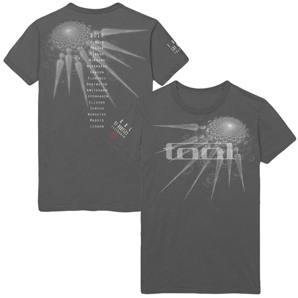  TOOL トゥール - Spectre Spike / バックプリントあり / Sleeve Print / Tシャツ / メンズ 