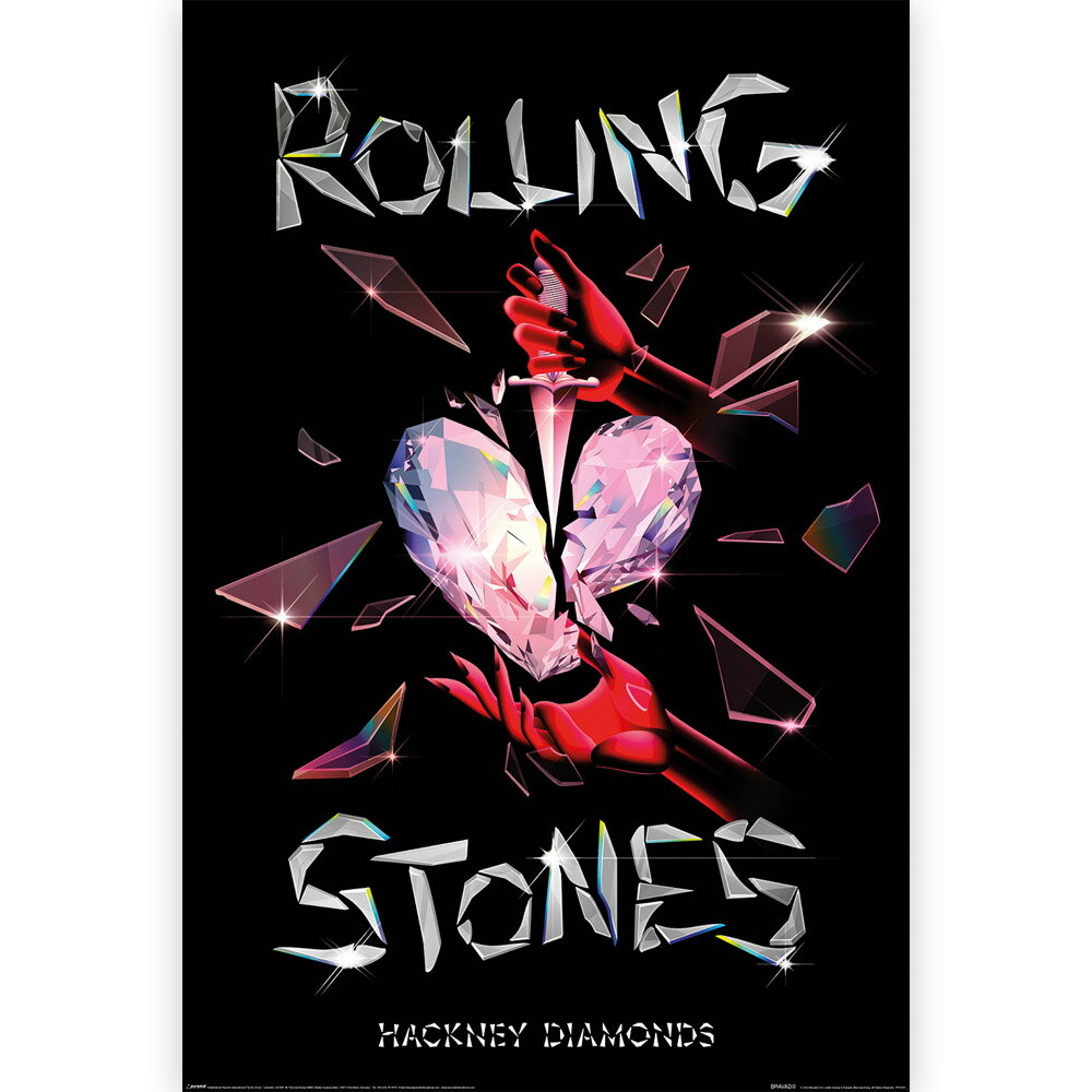 ROLLING STONES ローリングストーンズ (ブライアンジョーンズ追悼55周年 ) - HACKNEY DIAMONDS / ポスター 