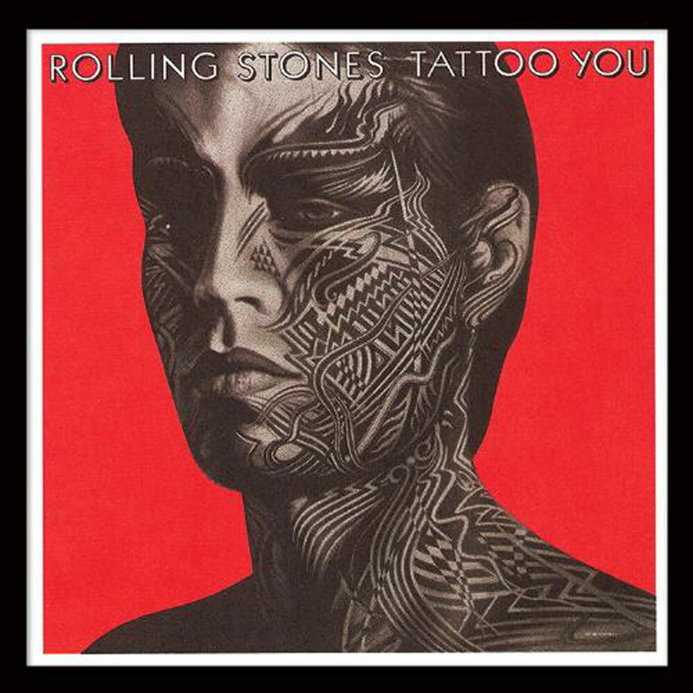 ROLLING STONES ローリングストーンズ (ブライアンジョーンズ追悼55周年 ) - Tattoo You / インテリア額 【公式 / オフィシャル】