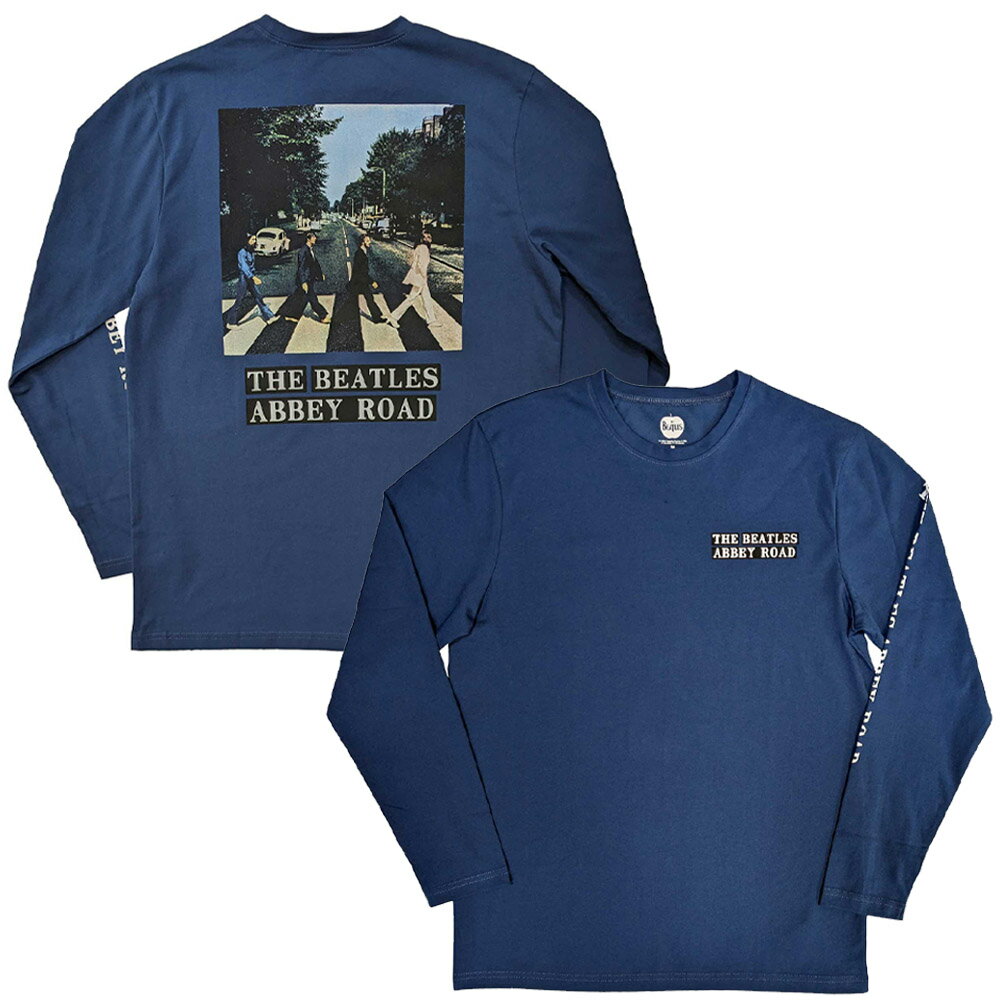 THE BEATLES ザ・ビートルズ (ABBEY ROAD発売55周年記念 ) - Abbey Road / バックプリントあり / 長袖 / Sleeve Print / Tシャツ / メンズ 【公式 / オフィシャル】