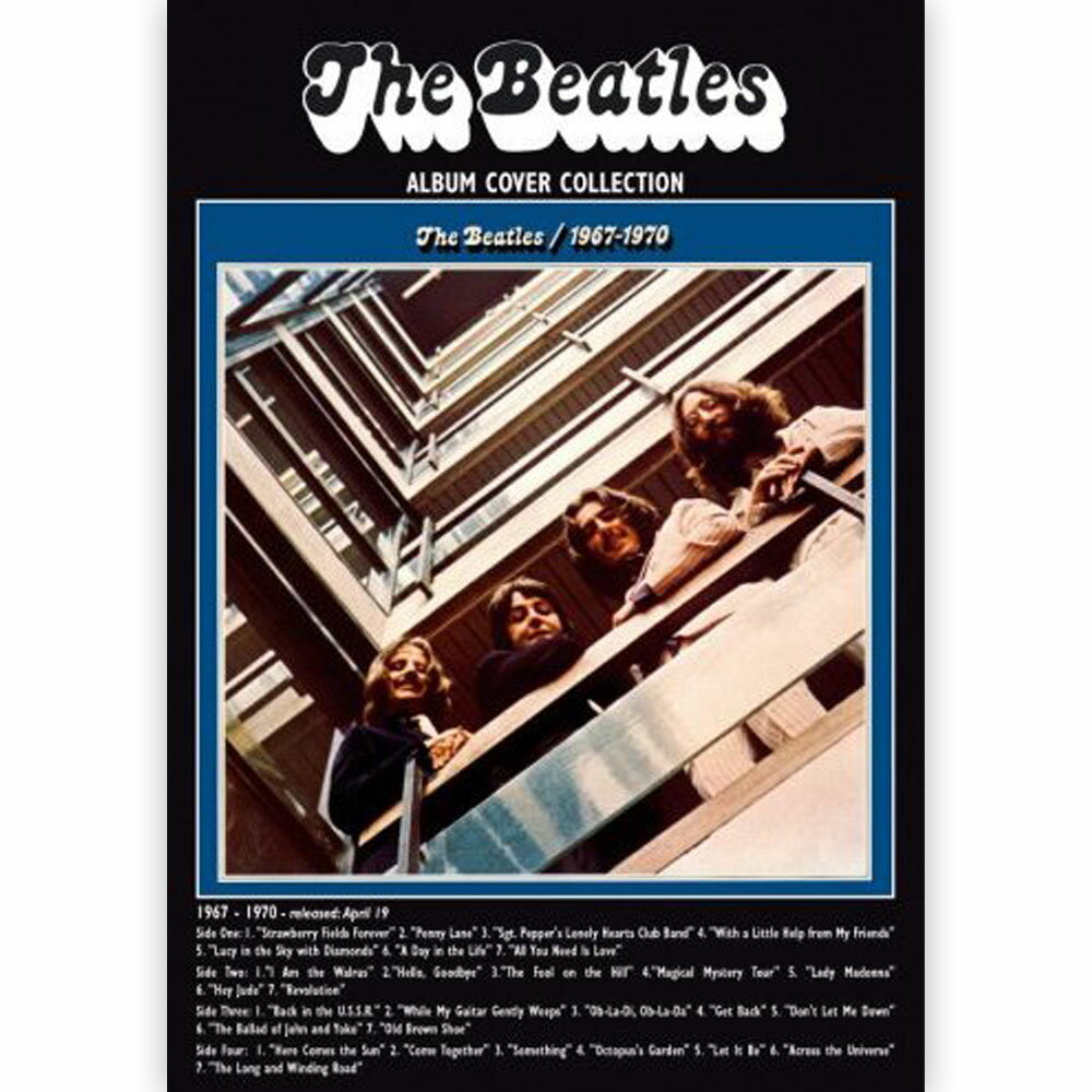 THE BEATLES ザ ビートルズ (ABBEY ROAD発売55周年記念 ) - 1967 - 1970 Album (Standard) / ポストカード レター 【公式 / オフィシャル】