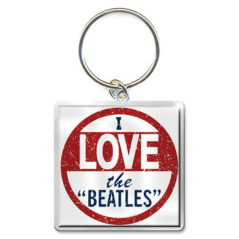 THE BEATLES ザ・ビートルズ (ABBEY ROAD発売55周年記念 ) - I Love the Beatles / キーホルダー 【公式 / オフィシャル】
