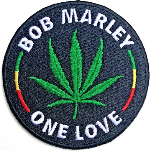 BOB MARLEY ボブマーリー (生誕 80年 ) - Leaf / ワッペン 【公式 / オフィシャル】 BOB MARLEY ボブマーリー (生誕 80年 ) - Leaf / ワッペン 【公式 / オフィシャル】