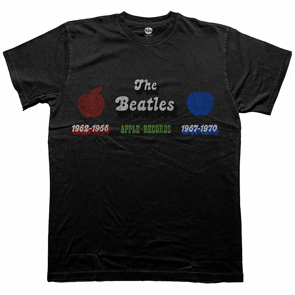 THE BEATLES ザ ビートルズ (ABBEY ROAD発売55周年記念 ) - Apple Years 赤盤 青盤 / Tシャツ / メンズ 【公式 / オフィシャル】