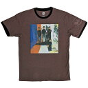 THE BEATLES ザ・ビートルズ (ABBEY ROAD発売55周年記念 ) - Stripes / Sleeve Print / リンガー / Tシャツ / メンズ 