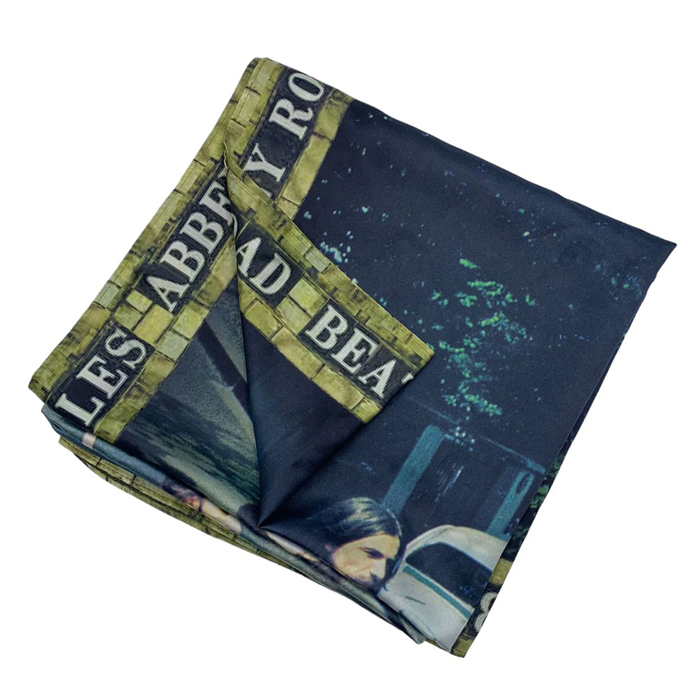 【予約商品】 THE BEATLES ザ・ビートルズ (ABBEY ROAD発売55周年記念 ) - Abbey Road Square Scarf / Disaster(U.K.ブランド) / スカーフ・マフラー 【公式 / オフィシャル】