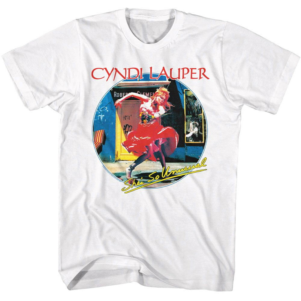 【予約商品】 CYNDI LAUPER シンディローパー - SHES SO UNUSUAL / Tシャツ / メンズ 【公式 / オフィシャル】