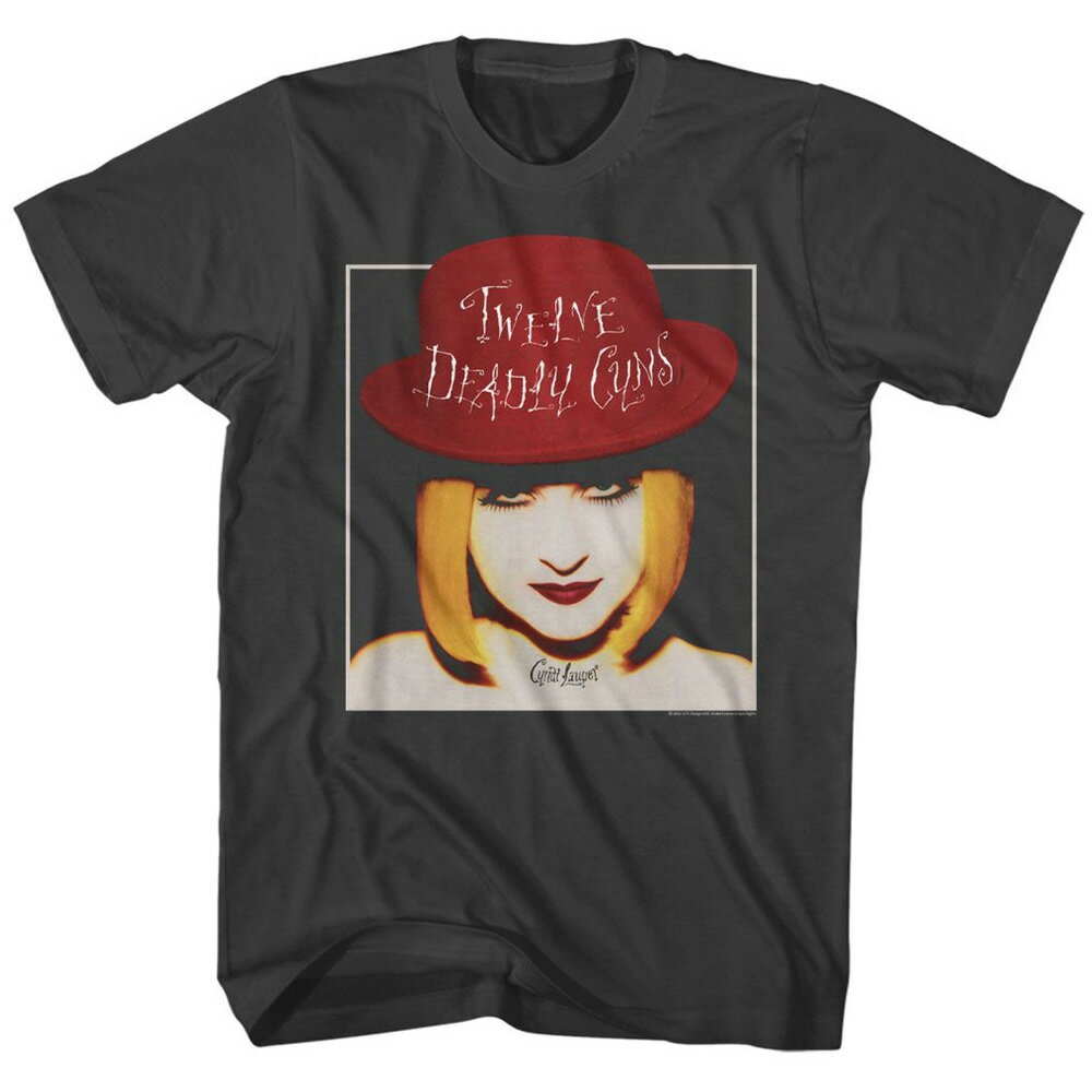 【予約商品】 CYNDI LAUPER シンディローパー - TWELVE DEADLY GUNS / Tシャツ / メンズ 【公式 / オフィシャル】