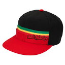 BOB MARLEY ボブマーリー (生誕 80年 ) - Rasta Stripe Yellow Fitted Cap / 限定 / キャップ / メンズ 【...