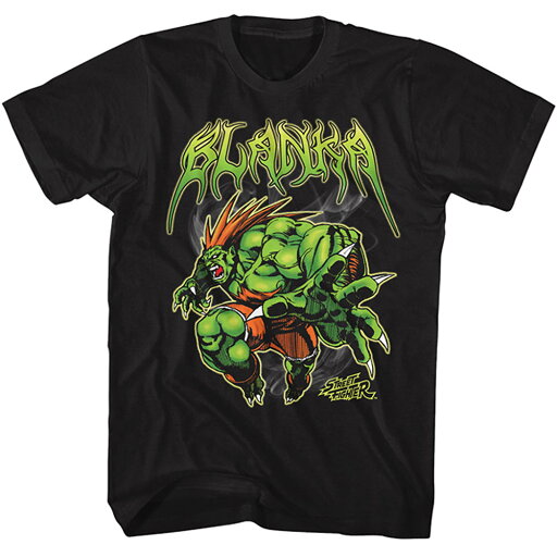STREET FIGHTER ストリートファイター - BLANKA METAL / Tシャツ / メンズ 【公式 / オフィシャル】 STREET FIGHTER ストリートファイター - BLANKA METAL / Tシャツ / メンズ 【公式 / オフィシャル】
