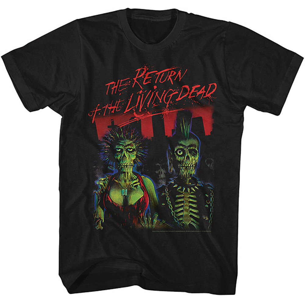 【 クーポン で最大10 OFF】 【予約商品】 THE RETURN OF THE LIVING DEAD バタリアン - ZOMBIES POSTER / Tシャツ / メンズ 【公式 / オフィシャル】