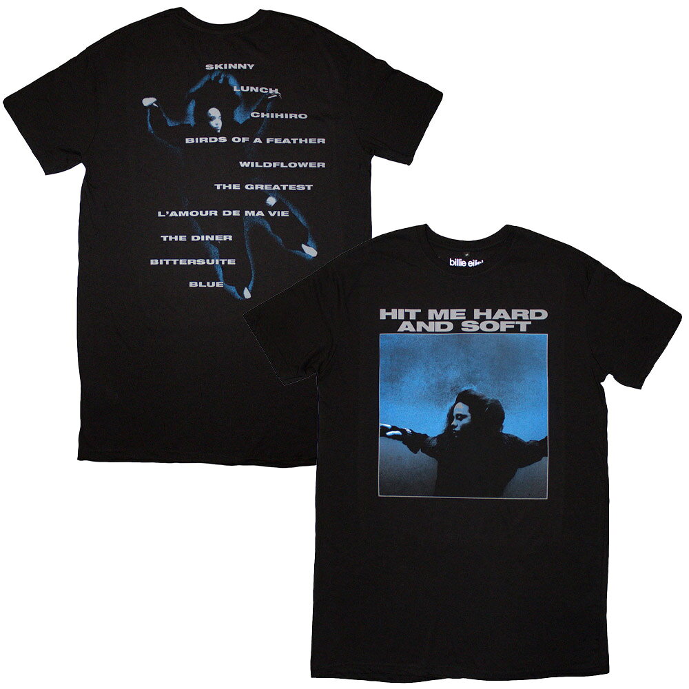 BILLIE EILISH ビリーアイリッシュ (LIVE IN 3D 映画公開 記念 ) - HMHAS Tracklist / バックプリントあり / Tシャツドレス / Tシャツ / レディース 【公式 / オフィシャル】