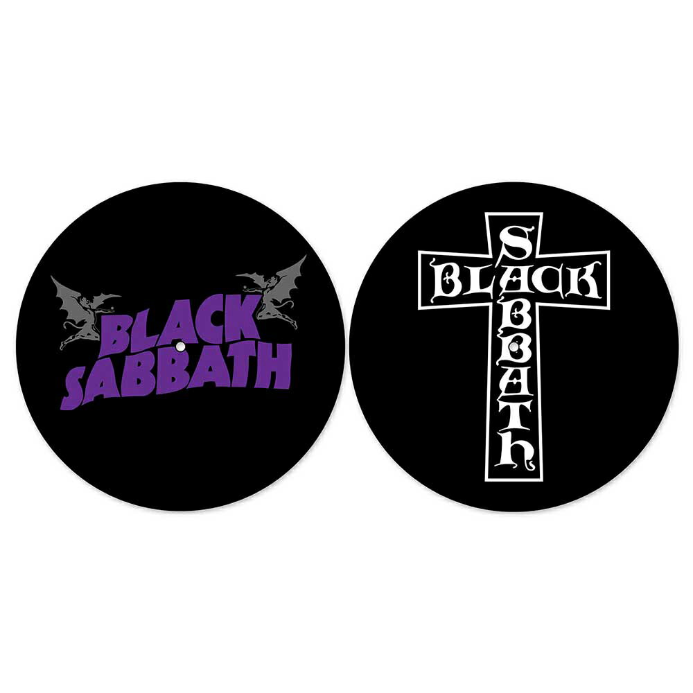 BLACK SABBATH ブラックサバス (OZZY OSBOURNE 追悼 ) - Purple Logo & Cross Logo / 2枚セット / ス...