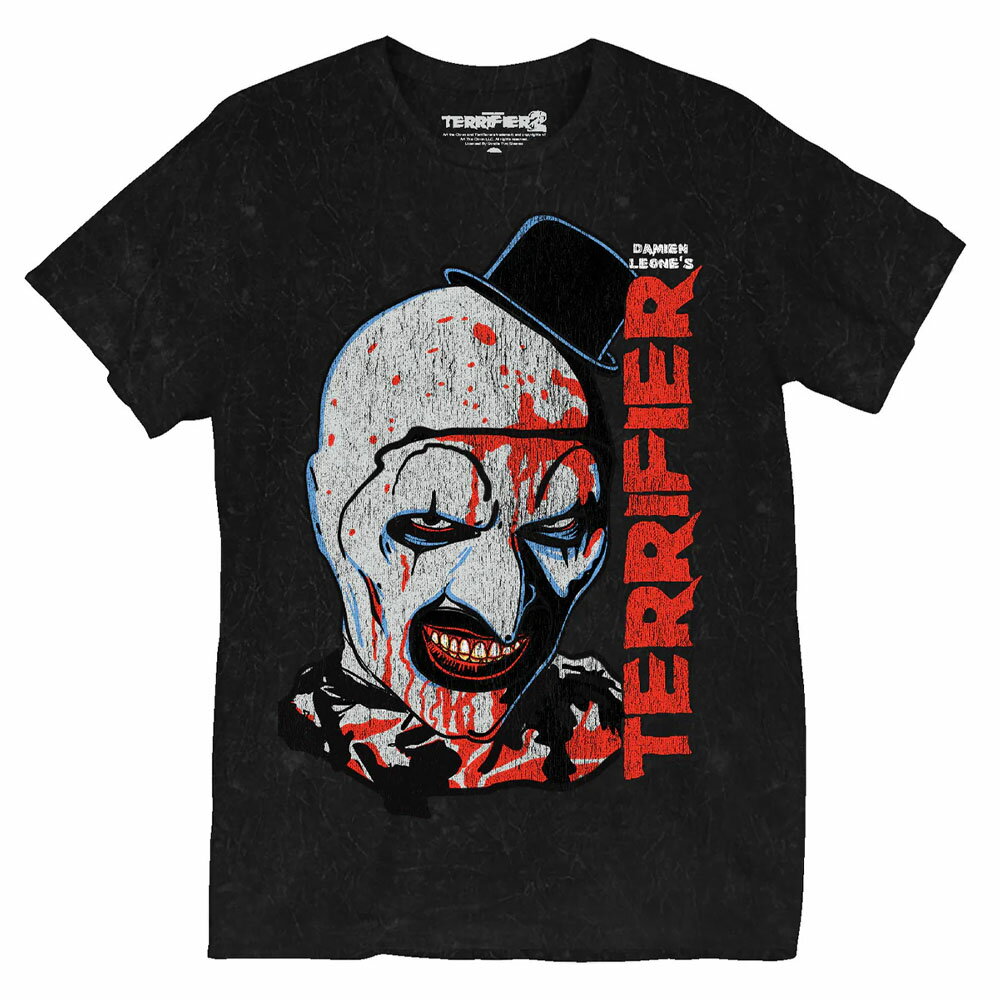 TERRIFIER テリファー - ART THE CLOWN / MINERAL WASH / Tシャツ / メンズ 【公式 / オフィシャル】のサムネイル