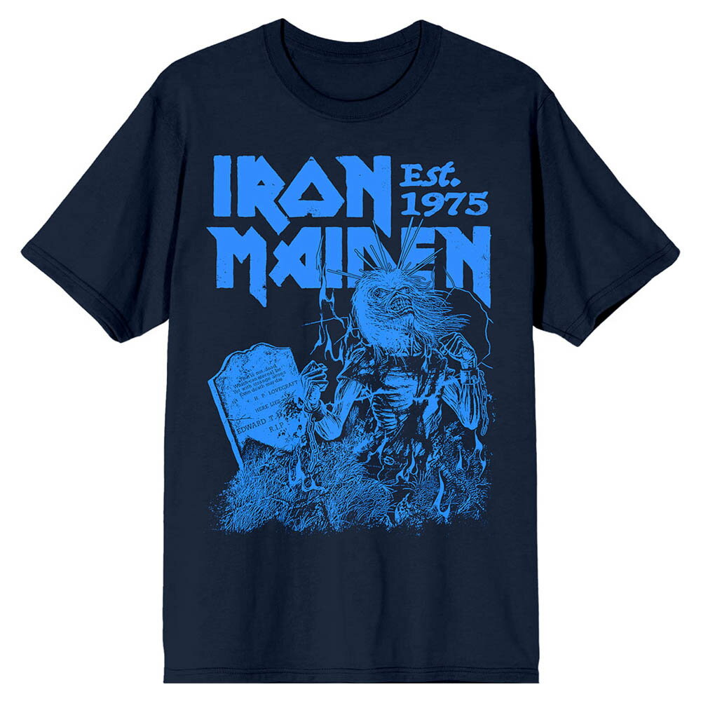 IRON MAIDEN アイアンメイデン (結成 50周年 ) - Est. 1975 Life After Death Stamp / Tシャツ / メンズ 【公式 / オフィシャル】